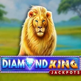 Official Jackpots logo: Diamond King Jackpots by SpinPlay Games at Spellwin Casino