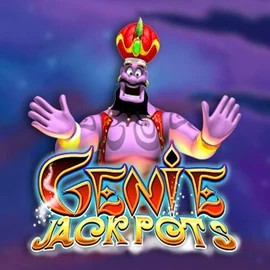 Genie Jackpots slot visual from Blueprint Gaming available on spellwin.eu.com