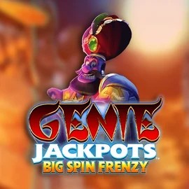 Official Jackpots logo: Genie Jackpots: Big Spin Frenzy by Blueprint Gaming at Spellwin Casino