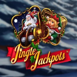 Jingle Jackpots logo by Dragon Gaming at Spellwin Casino