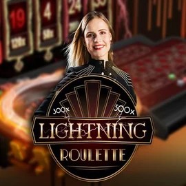 Lightning Roulette logo by Evolution Spellwin Casino