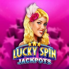 Lucky Spin Jackpots slot logo by Novomatic at Spellwin Casino