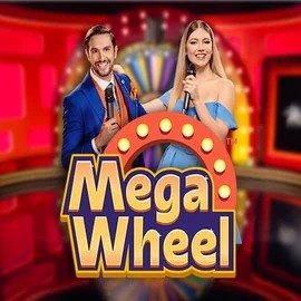 Mega Wheel slot logo by Pragmatic Play at Spellwin Casino