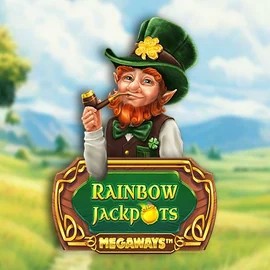 Rainbow Jackpots Megaways by Red Tiger Gaming, showcased at spellwin.eu.com – game logo
