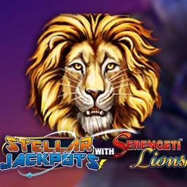 Stellar Jackpots with Serengeti Lions slot visual from Lightning Box Game available on spellwin.eu.com